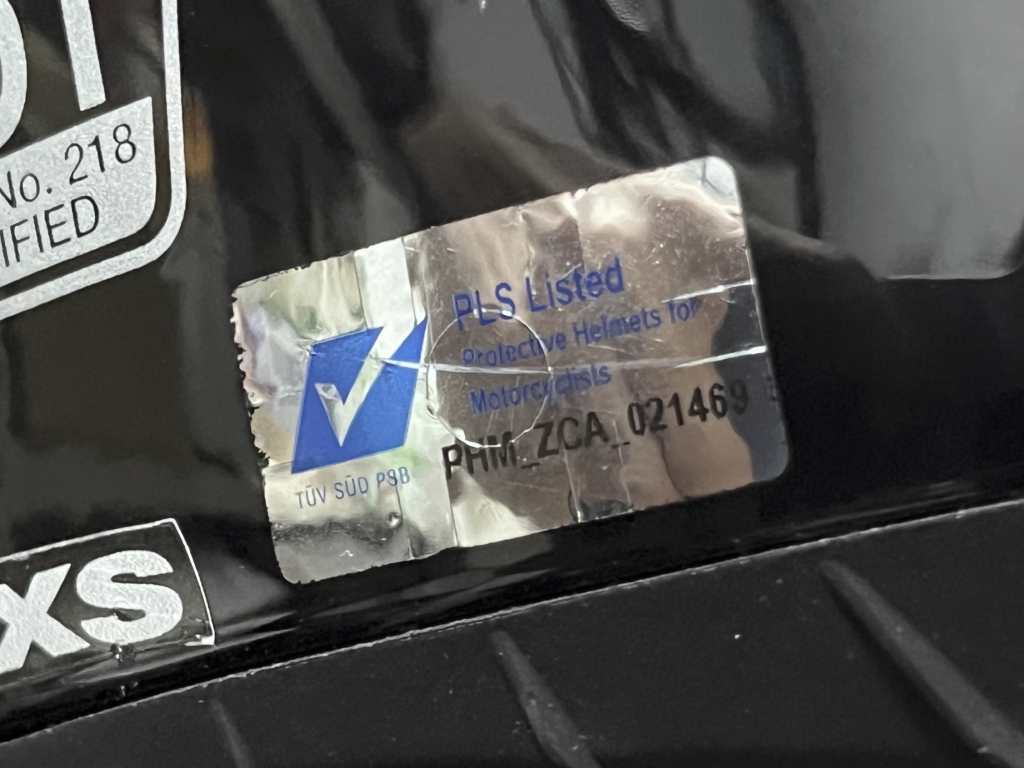 PSB APPROVED HELMET STICKER